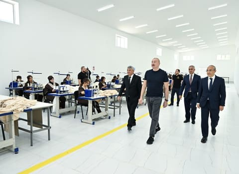Xocalı şəhərində “Qarabağ Tekstil Evi” MMC istifadəyə verilib