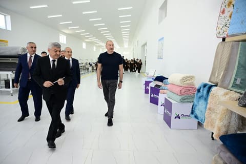 Xocalı şəhərində “Qarabağ Tekstil Evi” MMC istifadəyə verilib