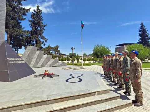 Azərbaycan Ordusunda silsilə tədbirlər keçirilib - Fotolar - Video