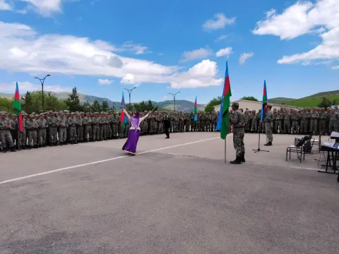 Azərbaycan Ordusunda silsilə tədbirlər keçirilib - Fotolar - Video
