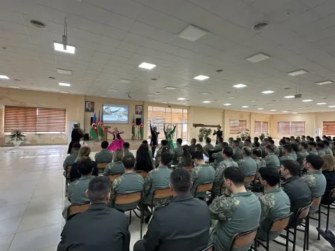 Azərbaycan Ordusunda silsilə tədbirlər keçirilib - Fotolar - Video