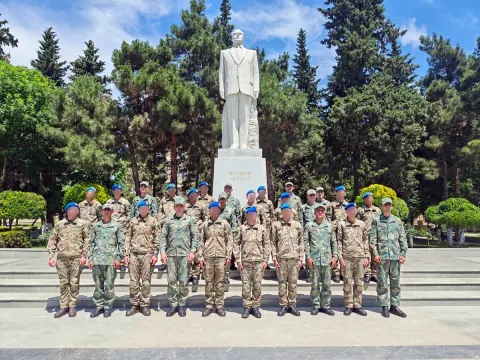 Azərbaycan Ordusunda silsilə tədbirlər keçirilib - Fotolar - Video