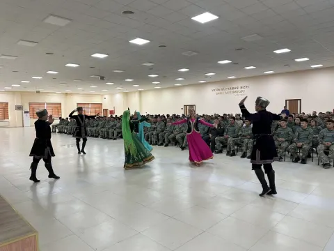 Azərbaycan Ordusunda silsilə tədbirlər keçirilib - Fotolar - Video