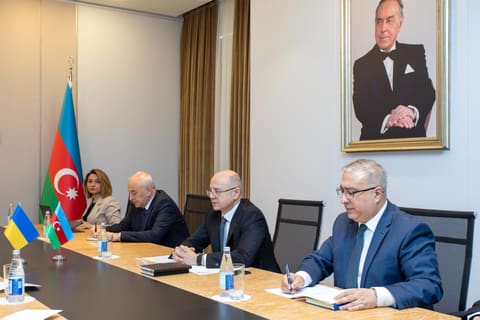 Energetika naziri Ukraynanın Baş nazirinin birinci müavini ilə görüşüb