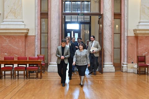 Azərbaycan və Serbiya parlament sədrlərinin görüşü keçirilib