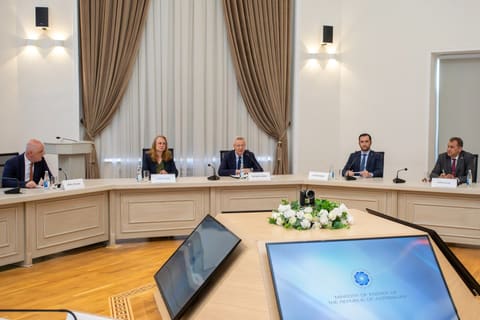 Energetika naziri Almaniya İqtisadiyyatının Şərq Komitəsinin sədri ilə görüşüb