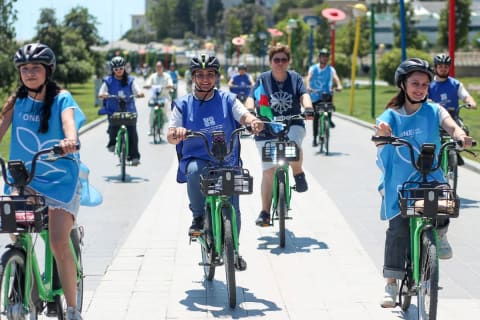 Bakıda Ümumdünya Velosiped Günü veloyürüşlə qeyd edilib