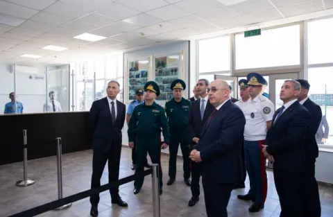 Dövlət qurumlarının nümayəndələri Bakı Limanında görülmüş işlərlə tanış olublar