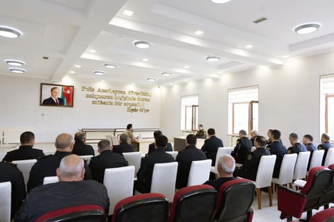 Vilayət Eyvazov Ağstafada sıra baxışı keçirib