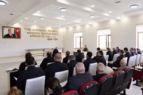 Vilayət Eyvazov Ağstafada sıra baxışı keçirib