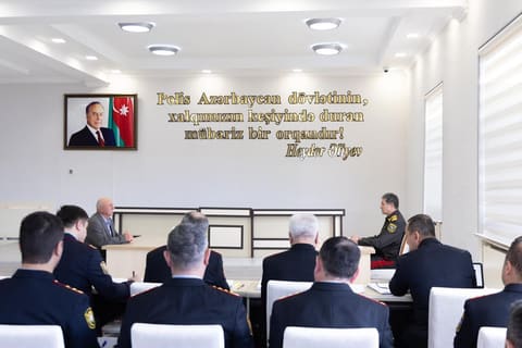 Vilayət Eyvazov Ağstafada sıra baxışı keçirib