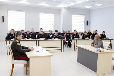Vilayət Eyvazov Ağstafada sıra baxışı keçirib