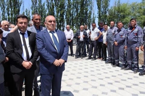 Ağstafa rayonu Köçvəlili kəndi fasiləsiz içməli su ilə təmin edilib