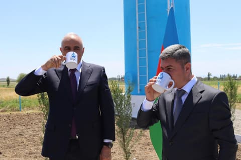 Ağstafa rayonu Köçvəlili kəndi fasiləsiz içməli su ilə təmin edilib