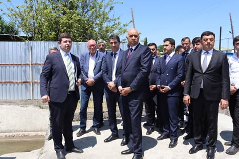 Ölkədə qabaqcıl su idarəetmə və su ölçmə texnologiyası ilk dəfə Ağstafada istifadəyə verilib - FOTOLAR