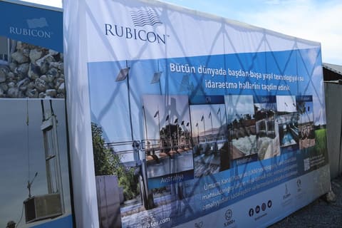 Ölkədə qabaqcıl su idarəetmə və su ölçmə texnologiyası ilk dəfə Ağstafada istifadəyə verilib - FOTOLAR