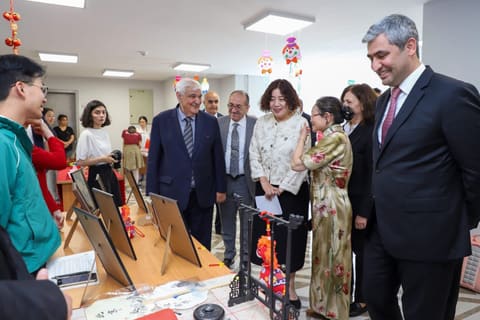 Biləsuvarda Konfutsi Mərkəzinin açılışı olub - Fotolar