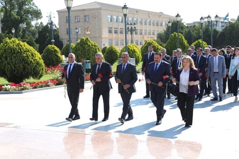 Naxçıvanda Vəkillər Kollegiyası və Mediasiya Şurasının birgə təşkilatçılığı ilə regional konfrans keçirilib - Fotolar