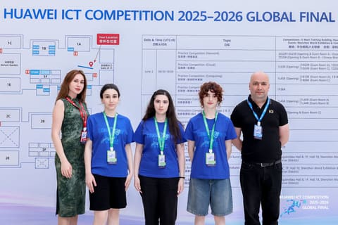 UFAZ tələbələri Huawei şirkətinin iki beynəlxalq mükafatını qazanıblar