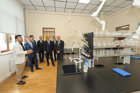 Səhiyyə naziri ilə elm və təhsil naziri Qarabağ Universitetində olublar - Fotolar