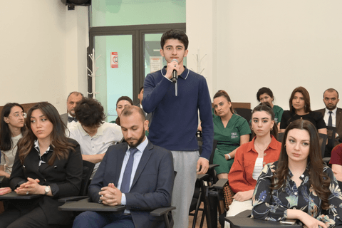 Səhiyyə naziri ilə elm və təhsil naziri Qarabağ Universitetində olublar - Fotolar