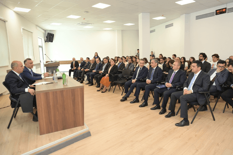 Səhiyyə naziri ilə elm və təhsil naziri Qarabağ Universitetində olublar - Fotolar