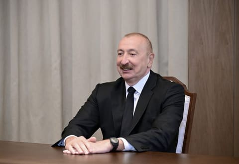 İlham Əliyev Ərəb Koordinasiya Qrupuna üzv qurumların rəhbər şəxslərindən ibarət nümayəndə heyətini qəbul edib