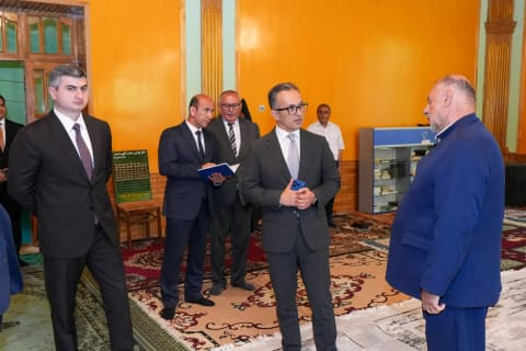 Ramin Məmmədov Lerikdə din xadimləri ilə görüşüb