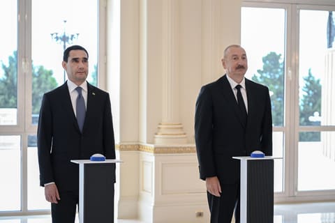 Azərbaycan və Türkmənistan prezidentlərinin iştirakı ilə “Dostlug” tankerinin onlayn formatda hədiyyə olunması mərasimi keçirilib 