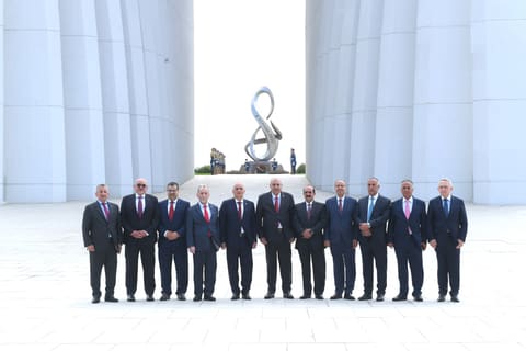 İordaniya Nümayəndələr Palatasının sədri Fəxri xiyabanı və Zəfər parkını ziyarət edib