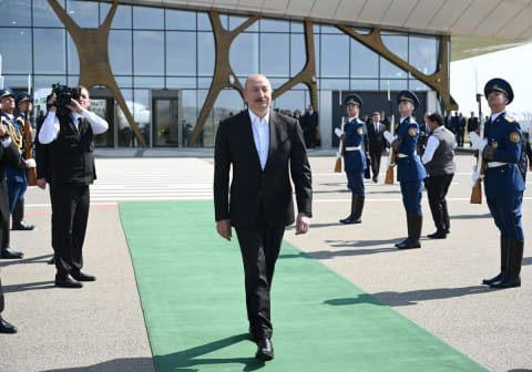 Türkmənistan Prezidenti Füzulidə səfərdədir