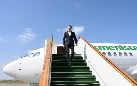 Türkmənistan Prezidenti Füzulidə səfərdədir