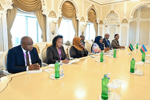 Sahibə Qafarova Mozambik Respublika Assambleyasının sədri ilə görüşüb