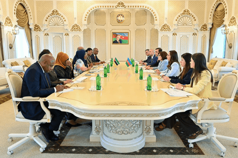 Sahibə Qafarova Mozambik Respublika Assambleyasının sədri ilə görüşüb