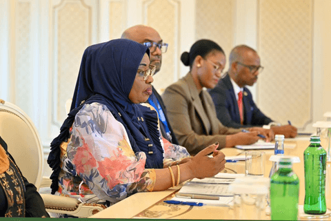 Sahibə Qafarova Mozambik Respublika Assambleyasının sədri ilə görüşüb