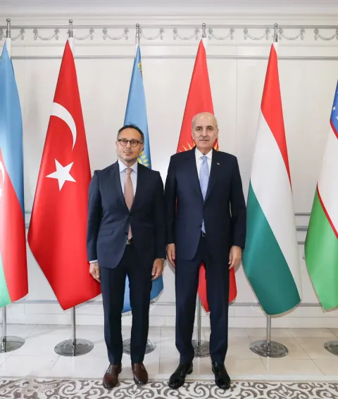 Numan Kurtulmuş TÜRKPA Beynəlxalq Katibliyini ziyarət edib - Fotolar