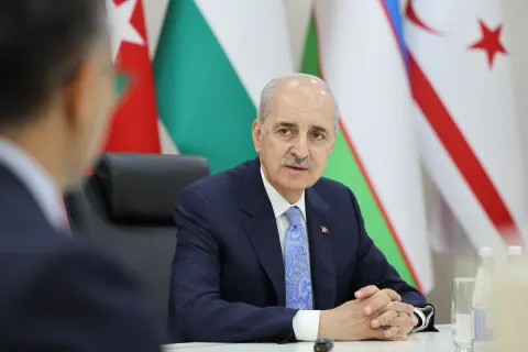 Numan Kurtulmuş TÜRKPA Beynəlxalq Katibliyini ziyarət edib - Fotolar