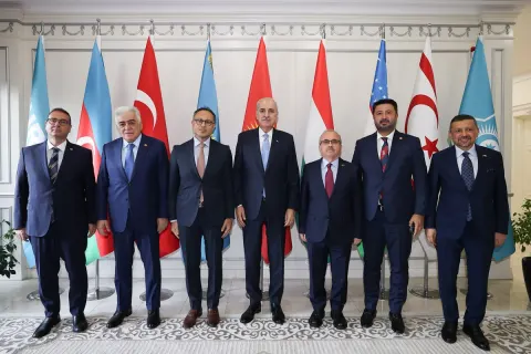 Numan Kurtulmuş TÜRKPA Beynəlxalq Katibliyini ziyarət edib - Fotolar