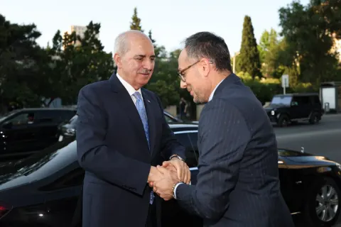 Numan Kurtulmuş TÜRKPA Beynəlxalq Katibliyini ziyarət edib - Fotolar