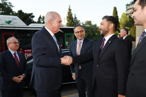 Numan Kurtulmuş TÜRKPA Beynəlxalq Katibliyini ziyarət edib - Fotolar