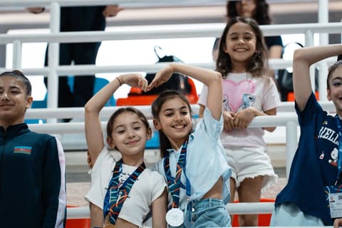 Məktəblilərin Respublika İdman Olimpiadasında yarışların üçüncü günü başa çatıb - FOTOLAR