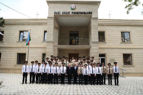 Bakı Hərbi Prokurorluğunun inzibati binasının açılışı olub