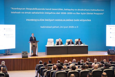Sabirabadda pambıqçılığın inkişafına həsr olunmuş regional müşavirə keçirilib