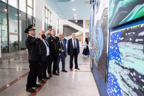 Bakı Dəniz Vağzalında Azərbaycan dənizçilərinin peşə bayramı münasibətilə tədbir keçirilib