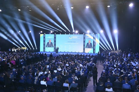 Ceyhun Bayramov Polşada Ukraynanın Bərpası Konfransında iştirak edib