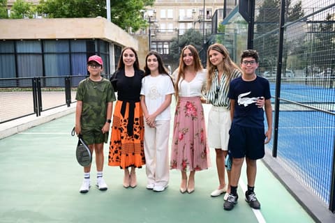 Leyla Əliyeva və Arzu Əliyeva Dənizkənarı Milli Parkda açılış və təqdimat mərasimlərində iştirak ediblər