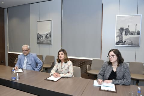 Ceyhun Bayramov Katrin Bomberger ilə görüşüb