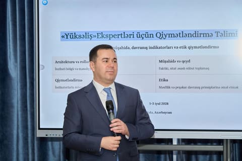 “Yüksəliş” müsabiqəsinin ekspert heyəti üçün təlimlərə start verilib