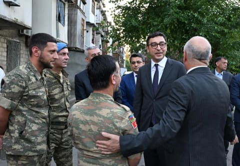 Naftalan, Samux və Mingəçevirdə “Sağlam məhəllə” idman zonaları istifadəyə verilib