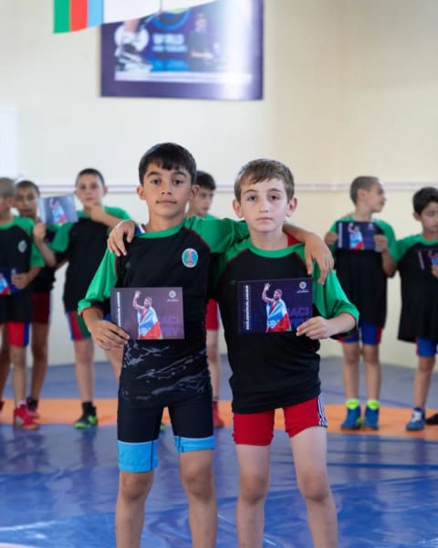 Qazaxın Daş Salahlı kəndində yeni sərbəst güləş zalı istifadəyə verilib